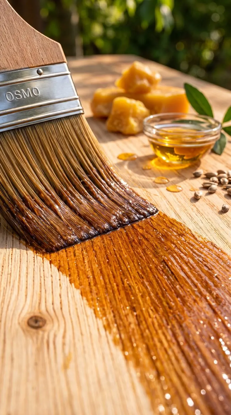 Wood stain oil